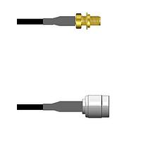 Amphenol Custom Cable Q-2W0520003024i RF Cable Assemblies SMA-SJB/TNC-SP G174 24I