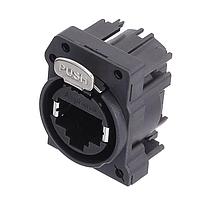 Amphenol Audio RJX8FA5HB XLR A/B Type Ethernet Chassis Mount No LED