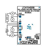 Analog Devices DC1382A Voltage Regulator - Switching Regulator LT3470AEDDB Demo board - 4Vin Start-up,