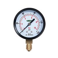 INSIZE 5204-C3D2L3W1R16 Bourdon Tube Pressure Gauges (Dry) (0~25bar/0~350psi; 1/8NPT; Ø50mm)