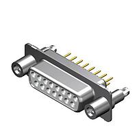 Molex / FCT 173109-1321 Standard Density FCT DSUB STR PC RCPT 15 PN W/CLINCH
