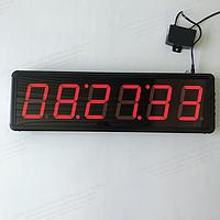 EMIN ATC-HHMMSS-S-SYN LED Digital Clock (LAN Connection,6 digits,Small)