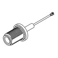 Molex 73419-4400 RF Cable Assemblies CABLE ASSY N JACK IP68 UFL RG178