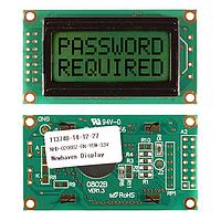 Newhaven Display NHD-0208BZ-RN-YBW-33V Character LCD Module STN- Y/G Refl 58.0 x 32.0