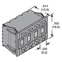ZF Electronics PBC1-E015 Thumbwheel Switches 10 POS 0-9 BCD W/PC