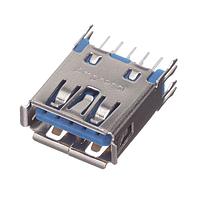 Amphenol Commercial Products GSB3121371CHR Micro USB Type AB Connectors USB3.0, A, RECEPTACLE, VERTICAL DIP.