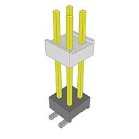 Samtec HW-02-10-F-D-590-SM Headers High Temperature Flexible Board Stacking Header