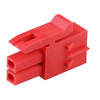 Molex 206461-0402 Receptacle Housing Micro-Fit+ Versa Color Rec Housing Dual Row 4 Ckts GloWire Red