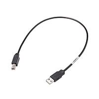 AMP Connectors - TE Connectivity 1487594-1 USB 2.0 USB A-B 28/28 BLACK .5 M