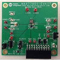Analog Devices MAX77801EVKIT# Voltage Regulator - Switching Regulator EVKit MAX77801 (2A high efficiency BUCKB