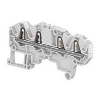 Entrelec - TE Connectivity ZK2.5-4P-RD Feed Through Terminal Block Aut SNK PI-Spring