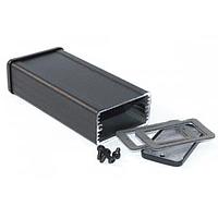 Hammond Manufacturing 1457C1201EBK EMI/RFI Shielded ExtrudedAlum EMI/RFI 4.73x2.32x1.3" Black