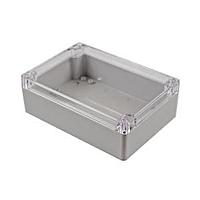 Hammond Manufacturing RZ0214C Enclosure LT GY PC W/CLEAR LID 6.73x 4.76x 2.17 IN