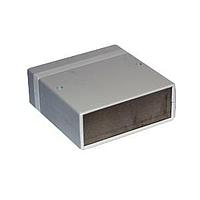 Hammond Manufacturing 1598BSGY Instrument ABS w/Alum. Ends 5.28x5.31x1.96" Grey