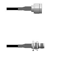Amphenol Custom Cable Q-2N04K0008108i RF Cable Assemblies N-SP/TNC-SJ RG58 108I