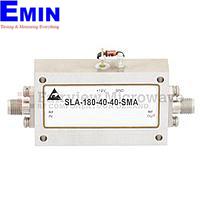Fairview SLA-180-40-40-SMA 40 dB Gain Limiting Amplifier Operating From 6 GHz to 18 GHz with -20 to 20 dBm Pin, 19 dBm Psat and SMA