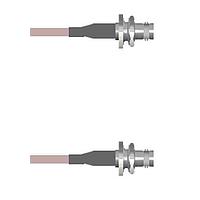 Amphenol Custom Cable Q-0A00A000H144i RF Cable Assemblies BNC-SJB/BNC-SJB G142 144I