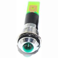 Mallory Sonalert FL1M-12SJ-1-G12V Indicators LED GRN 12MM NUT 12VAC/DC