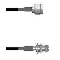 Amphenol Custom Cable Q-2N04I0008010i RF Cable Assemblies N-SP/TNC-SJB RG58 10I