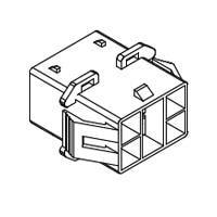Molex 35150-0619 Plug Housing VersaBlade Hybd Plg Hsg w/MntEars 6Ckt