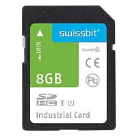 Swissbit SFSD8192L3BM1TO-I-GE-2DP-STD SD Cards Industrial SD Card, S-46, 8 GB, PSLC Flash, -40C to +85C