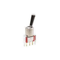 E-Switch 100SP1T8B13VS2RE Toggle Switches TOGGLE, SPDT , On-On, Panel Mount