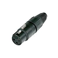 NEUTRIK NC3FX-1 Connectors 3P F CBL END X-1 SER NICKEL/SILVER