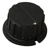 Davies Molding 1155 Cylindrical Knob with Skirt 1/4 BUSHING W/LINE