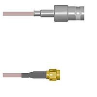 Amphenol Custom Cable Q-0303B0005008i RF Cable Assemblies BNC-SJ/SMA-SP G316 8I
