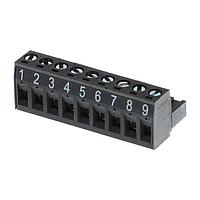 Molex 39530-0109 Plugs 5.08MM EURO PLUG RA PLUG RA BLK 10A 9CKT