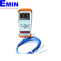 JINKO JK808 Handheld Multi-Channel Temperature Meter (-200℃ to 1300℃, 8 channels)