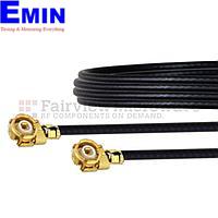 Fairview FMCA1056 UMCX 2.1 Plug to UMCX 2.1 Plug Cable 0.81mm Coax and RoHS Compliant