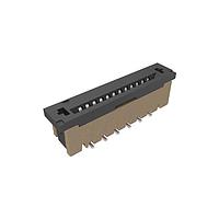 Amphenol FCI SFW12S-2STE1LF Board Mount 1.00mm Flex Connector, SFW Straight series, 12 Position, Top Entry Surface Mount, ZIF