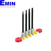 KTC TBT2L04BPH sq. Long ball point hexagon bit socket set (1/4", 4pcs)