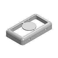 Masach Tech MS183-10F-NS EMI/RFI Shield Frame, Two-Piece 18.3 x 10.5 x 3mm Two-piece Drawn-Seamless RF Shield/EMI Shield FRAME (Nickel-Silver)