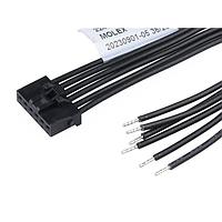 Molex 224090-1064 Specialized Cables KK Plus 250-to-Pigtail 2.50mm P SR 600mm Lgth 6 Ckts Blk