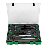 TOPTUL GZC09040 TOPTUL GZC09040 - 9PCS L-Type Two Way Star & Tamperproof Key Wrench Set