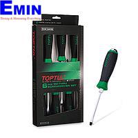 TOPTUL GAAE0605 Go-Thru Slotted & Phillips Screwdriver Set (6pcs)