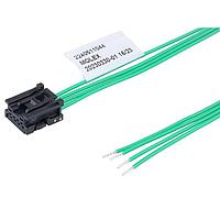 Molex 224051-1043 Discrete Wire Assembly Mini50-to-Pigtail  (OTS) Cable ASSY 2mm Pitch Single Row 300mm Lgth 4 Ckt BLK