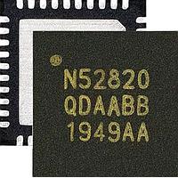 Nordic Semiconductor nRF52820-QDAA-D-R BLE, Bluetooth Mesh, Thread, Zigbee Bluetooth 5.3 SoC with built-in USB supporting Bluetooth Low Energy, Bluetooth mesh, Thread and Zigbee