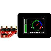 4D Systems gen4-uLCD-32D-CLB-PI Non-Touch 3.2" gen4 LCD pack for Raspberry Pi with gen4-uLCD-32D-CLB, 4D Serial Pi Adaptor + Cable