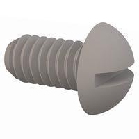 Essentra Components 012520R050 Round Slotted Round Slotted Screw, 1/4-20 Thread, 1/2 Lg