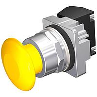 SIEMENS 52PM9W4J Pushbutton PUSHBUTTON,MOM,YLW,1 3/4" PLST,2POS,1NC
