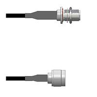Amphenol Custom Cable Q-1X02N0008024i RF Cable Assemblies N-SJB/N-SP RG58 24I