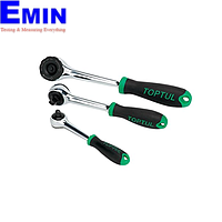 TOPTUL CJEK1633 Rapid Reversible Ratchet Handle with Quick Release (1/2"Dr. L=325mm, 48T)