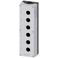SIEMENS 3SU18060AA000UB1 Enclosure ENCLOSURE PLASTIC. 6 COMMAND POINTS