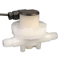 OMEGA FP-5076-PV Mini PVDF Flow Sensor (± 2 %, 3.17 GPM, 1/4 in, NPT Female, 5 to 24 Vdc, 0.33 pulses/ml)