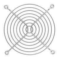 Qualtek Electronics 08122 Guard 120mm Wire Form Fan Guard, Bright Nickel Chrome Finish