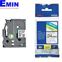 BROTHER TZe-151 24mm TZe-Tape Black on Clear