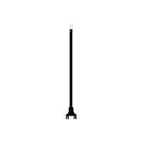 BIVAR SZ1-6.00-F4PBE Flexible Light Pipes with LEDs Optical Fiber Color Black 6in L